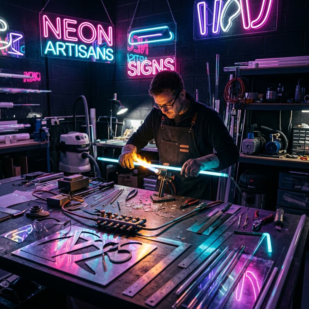 Neon MDP Taller de fabricación